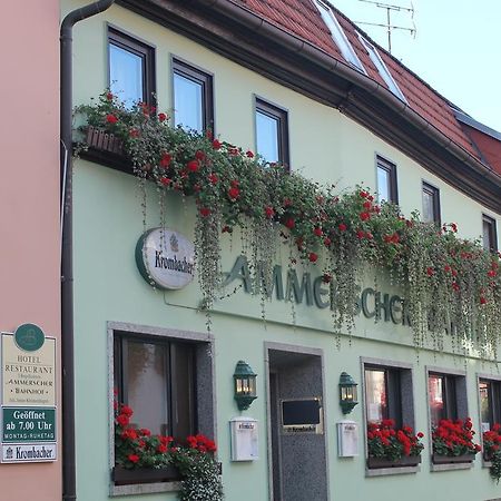 Ammerscher Bahnhof Hotel Mühlhausen Buitenkant foto