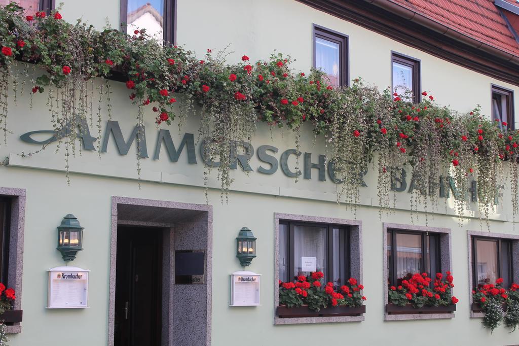 Ammerscher Bahnhof Hotel Mühlhausen Buitenkant foto