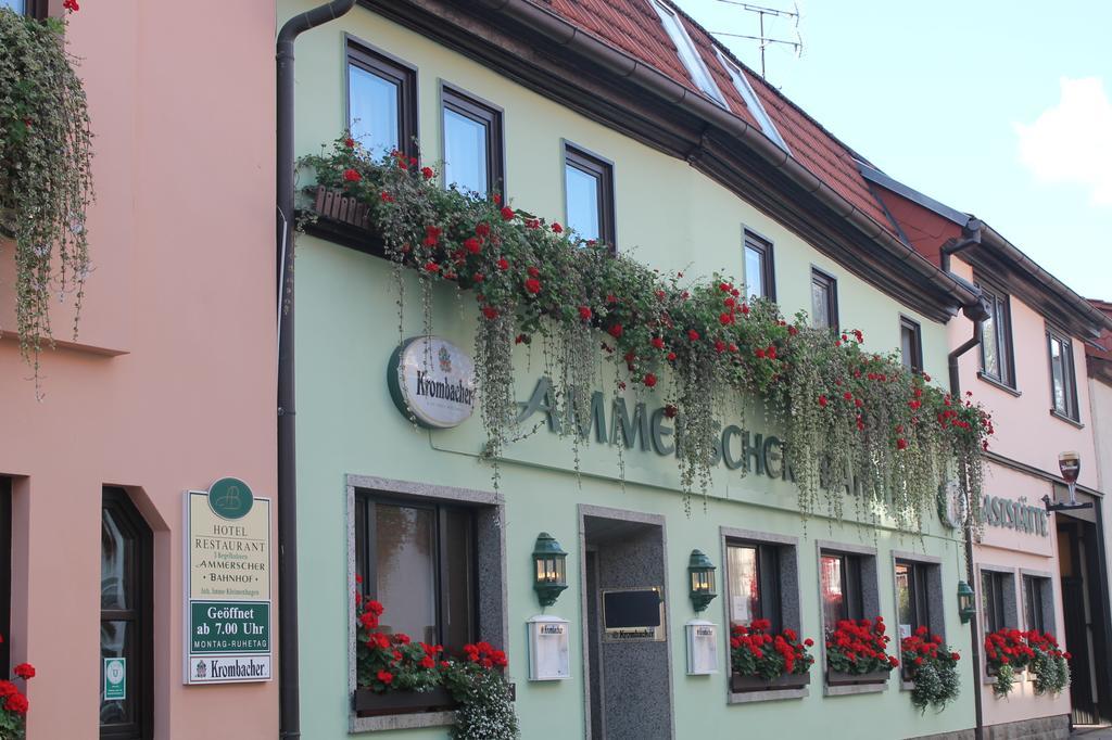 Ammerscher Bahnhof Hotel Mühlhausen Buitenkant foto