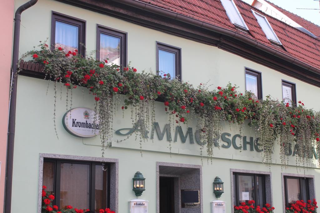 Ammerscher Bahnhof Hotel Mühlhausen Buitenkant foto